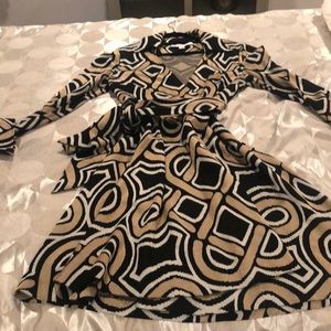 DVF wrap dress.  Size 14